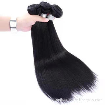 2021 Hot Selling 10A Malaysian Human Hair extensions 100% Raw Virgin Straight Hair Bundles for black women
